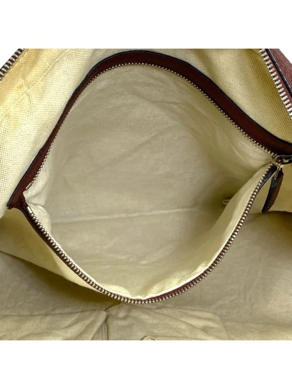 Gucci Soho Business Briefcase Handbag Interlocking Leather Bordeaux Document